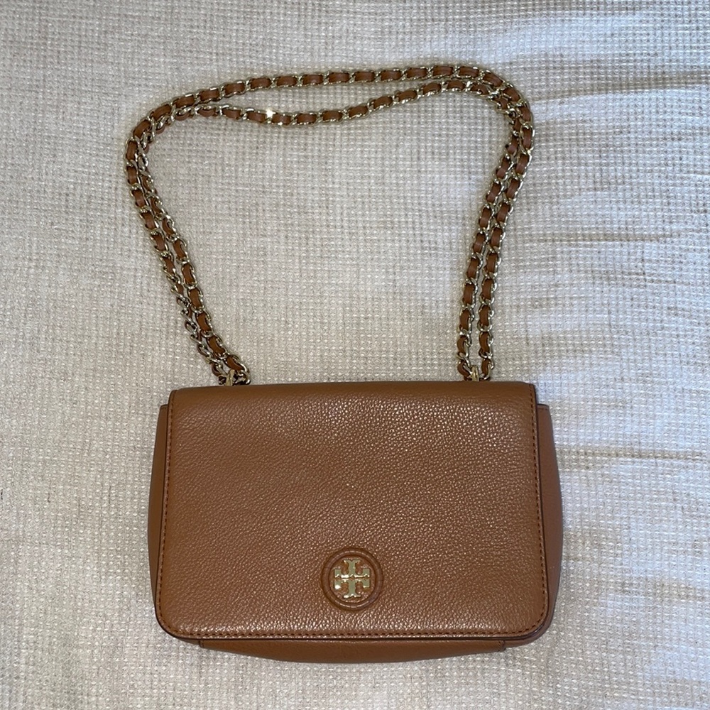 Tory Burch Whipstitch Chain Crossbody Shoulder Bag